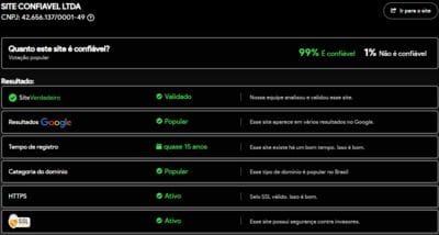 Site verificado e verdadeiro:999gapp.com.br